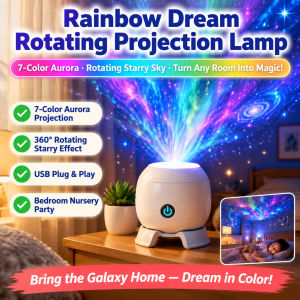 Projection Lamp Night Light For Bedroom Kids Colorful Rotating LED Lamp/Starry Sky Dream Atmosphere/Creative Gift/Party Home Decor