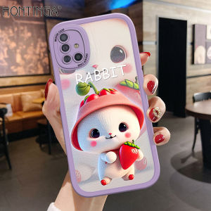Hontinga Casing Case For Samsung Galaxy A50 A50S A30S A51 A70 Case Cute Rabbit leather Soft Silicone Phone Case Full Cover Camera Protection Cases Shockproof Back Cover Phone Casing Softcase For Girls