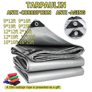 Original Thick Tarpaulin Lona Trapal Waterproof Makapal Rainproof Truck Cover Sun Shade Outdoor Shading Car Cover