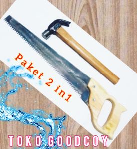 GERGAJI POTONG + PALU KAMBING Paket 2in1