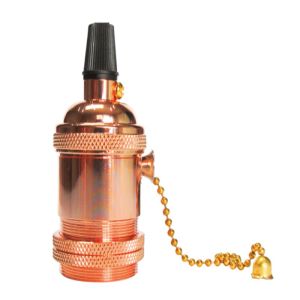 ขั้วหลอดไฟ Retro series สไตล์แอนทีคโซ่ ขั้ว E27 สวิทช์แบบโซ่