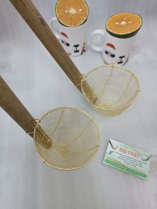 VỢT MÌ CÁN TRE LƯỚI ĐỒNG 1 LỚP size 11cm
