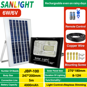 LED Solar Street Light JBP Solar Flood Light Solar Spotlight 300 Indoor Outdoor Solar Light Garden Waterproof