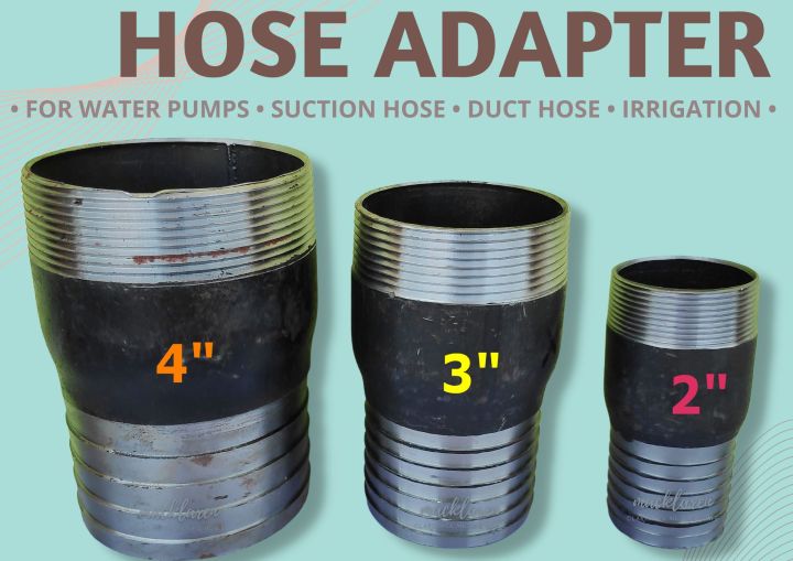 Hose Adapter ▪️ Galvanized ▪️ Black Iron ▪️ 2\