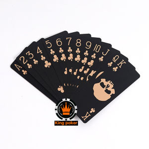 Bài mini poker đen 100% plastic không thấm nước