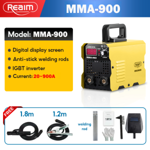REAIM MMA-900 IGBT Inverter Welding Machine | Lightweight Portable Welder for DIY & Professional Use (Pang-industriya at Bahay)