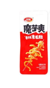 魔芋爽中國零食卫龙素食零食魔芋爽素毛肚 低脂零食素毛肚/KonjacShuang Chinese snackWeilong vegetarian snacks KonjacShuang vegetarian hairytripe low-fatsnacks vegetarian hairytripe