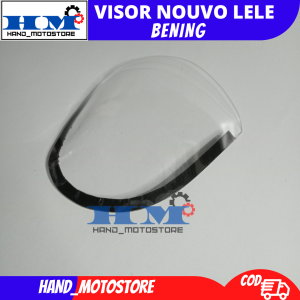 VISOR NOUVO LELE WINDSHIELD YAMAHA NOUVO SPORTY TOPI SPEEDOMETER NOUVO LELE OLD HITAM SMOKE BENING 2mm 2002-2004
