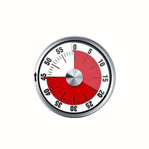 Magnetic Mechanical Timer Kitchen Cooking Reminder Clock Student Self Discipline Timer Stainless Steel Clock多用不锈钢定时器
