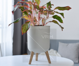 VRH Modernlife รดน้ำต้นไม้อัตโนมัติ มินิมอล กระถางต้นไม้อัจฉริยะ ปลูกต้นไม้ และขาตั้งกระถางต้นไม้