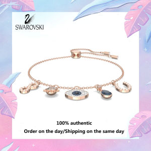 💖 Swarovski 💖 Womens fashion Rose gold Bracelet 5497668 Swarovski Symbol small horseshoe Guardian Eye bracelet Essential gift for girlfriend on Valentines Day (Give away genuine packaging gift boxes)