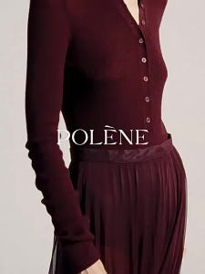 polene Bolingen mẫu mới thu đông nữ Number Nine East-West túi đeo vai