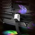 600W 12 + 4pin อะแดปเตอร์5.0 PCIe 16pin 12VHPWR GPU ตัวผู้เป็นคอนเนคเตอร์ตัวเมียสำหรับ3090Ti RTX 4070Ti กราฟิกการ์ด4080 4090. 