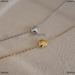 [COD] ZNPNXN Minimalist Clavicle Necklaces For Women Tiny Heart LOVE Necklaces Dainty Fashion Jewelry