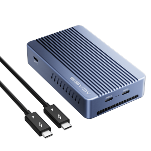 Acasis 6-in-1 40Gbps M.2 NVME SSD Enclosure & Docking Station DP/HDMI 8K60Hz Compatible with Thunderbolt 3/4TBU405Plus