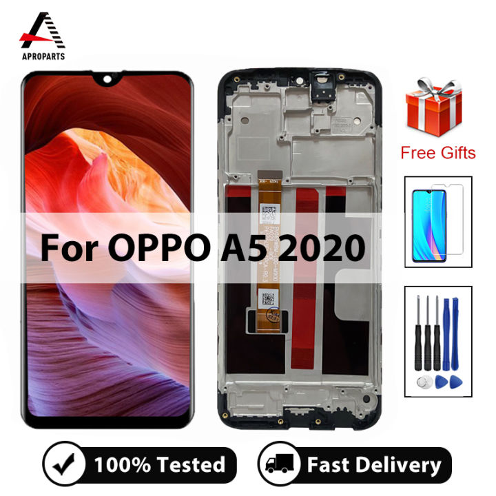 Display LCD Touch Screen Per OPPO A5 2020 (CPH1931) - Nero, Ricambio Vetro Smartphone