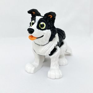IPIE2 Movable 3D Printing Dog Toy 3D Printing Multi-Jointed Simulated Border Collie Figurine Sculpture Novelty Multi Joint Dachshund Toys Kids Adults