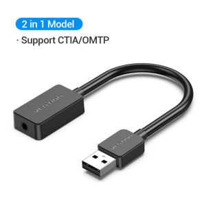 Vention Thẻ Âm Thanh Ngoài USB Bộ Chuyển Đổi Tai Nghe USB Sang Giắc AUX 3.5Mm Thẻ Âm Thanh Mic Âm Thanh 5.1 Ổ Đĩa Miễn Phí Cho Máy Tính Máy Tính Xách Tay Máy Vi Tính Bộ Chuyển Đổi Âm Thanh Usb