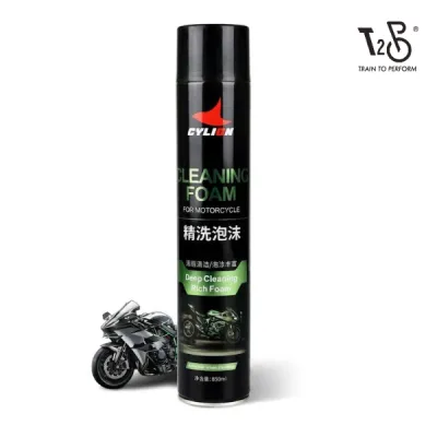 T2P CYLION 850ml Large Motorcycle Foam Cleaner Cleaning Spray Motorbike Bubbles Cars EBikes PMD
