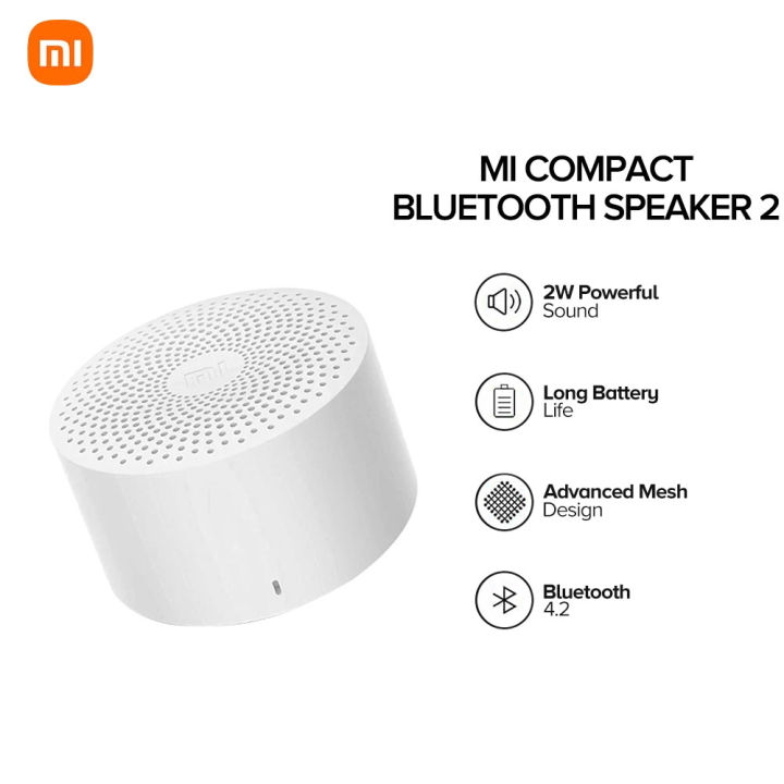 Xiaomi Mi Compact Bluetooth Speaker 2 with Builtin Mic 4.2 Highspeed