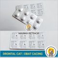 Drontal Cat 1 Tablet Obat Cacing Kucing Dewasa Kitten. 