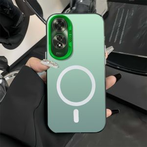 FOR Casing OPPO A60 2024 4g phone case hard case TPU Protector Smooth shockproof Cover new design aesthetic Wireless magnetic attraction CYBSWX01