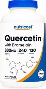 ✅ [OFFICIAL] Nutricost Quercetin w/ Bromelain 880mg Concentrated Purity & Potency Promotes Cellular Health Cell Regen Detox Immunity Respiratory + Brain + Heart + Skin Health Positive Mood Energy Wellbeing Anti-Fatigue Made in USA
