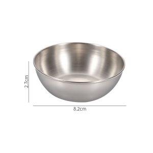(HÀNG LOẠI 1) SET 2 CHÉN NƯỚC CHẤM INOX 304 KHÔNG GỈ MÀU SẮC ĐỘC LẠ SIÊU SANG CHẢNH - chén chấm chén gia vị chén inox 304 - chen cham