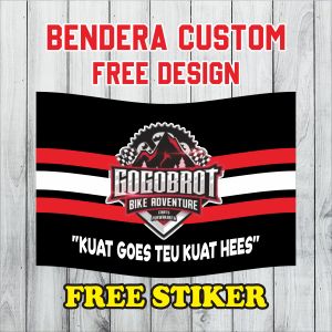 Bendera Custom Bebas Design Sendiri