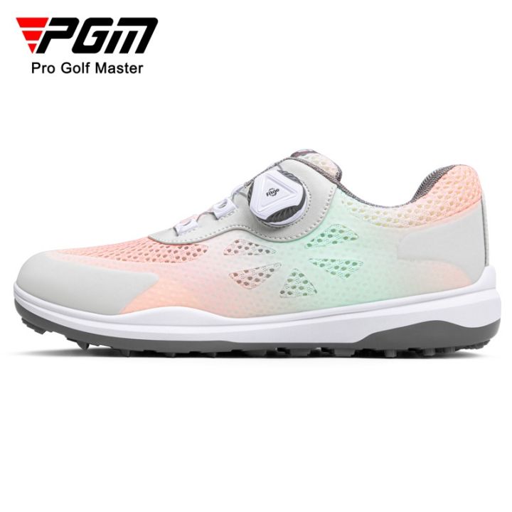 PGM Golf Shoes for Women Knob Laces Series Soft Midsole Golf