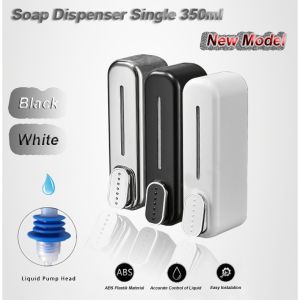 TEMPAT SABUN CAIR PENCET Unik 350ml Warna Random - Tempat Sabun Cair Tempel Tembok - Tempat Sabun Kamar Mandi Tempel Dinding - Tempat Sabun Cair Cuci Piring - Tempat Sabun Cair Aesthetic - Bisa COD
