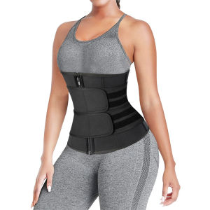Waist Trainer for Women Slimbelt Body Shaper Waist Trainer Body Shaper Girdles for Women Tummy Belly Fat Trimmer Sauna Sweat Belt Adjustable Slimming Fitness Worktout Body Shaper Slim Waist
