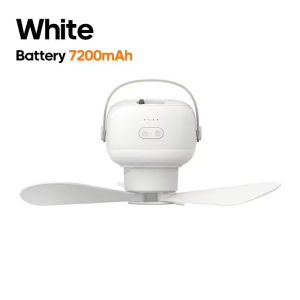 Ceiling Fan USB Rechargeable Portable Household Electric Hanging Fans with Remote Control