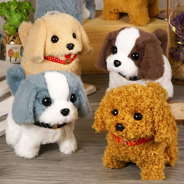 Realistic Electric Simulation Smart Dog Plush Toy Cute Little