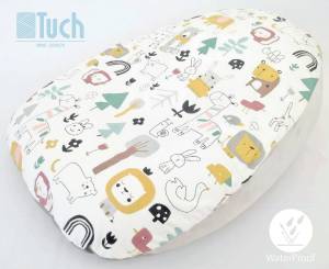 Tuch ที่นอนกันแหวะนม ปลอกกันน้ำ ลดกรดไหลย้อน ผ้าฝ้าย ถอดซักได้ ขนาดใหญ่ ใยแน่น ลาดเอียง 30 องศา