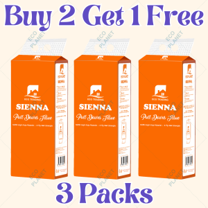 ECO PLANET COD#Buy5Take5 SIENNA Tissue 1500 Sheet 4-Ply Wall Hang Pull Downs Tissue for Bathroom Tissue Kitchen Tissue Facial Tissue Soft Tissue and Absorbent Tissue