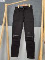 Quần Jean đen nam cao cấp, rách gối phối khoá kéo, Style trẻ trung, Năng Động, BOY cháy phố. 