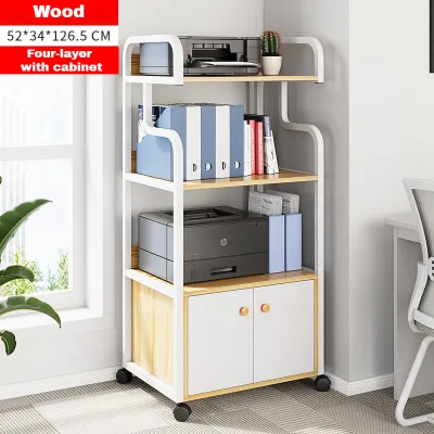 Modern Office Cabinet Movable File Cabinet With Lock Multifunctional Storage Cabinet Side Cabinet