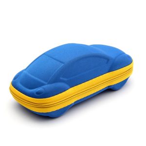 Kotak kacamata anak Pelindung Lembut mobil Kotak warna modem Dengan zipper