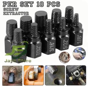 10 Pcs Screw Extractor Set Pembuka Baut Patah / Screw Extractor/Alat perbaikan baut mekanik mobil Multifungsi Pembuka Baut Dol