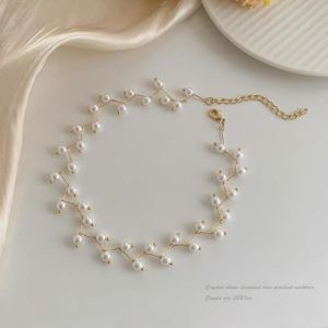 Vòng cổ ngọc trai nữ choker ngọc trai thời trang phong cách vintage - Alice Store