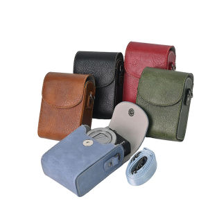 【NEW F】Universal PU Leather Camera Bag Case for Sony ZV1 ZV1F ZV1M2 RX100 HX90 HX80 WX350 W800 WX500 W810 W830 WX220 WX700