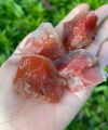 Carnelian Rough Stone, Raw Carnelian Crystal, Sacral Chakra Crystal Healing Stone for Reiki, Cabbing, Tumbling, Lapidary. 
