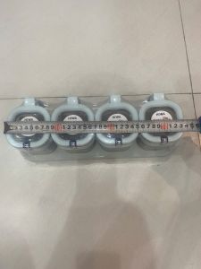 Bộ 4 Hủ Gia Vị Nắp Nhựa Cao Cấp Kèm Muỗm