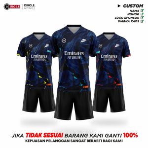 [ BISA SATUAN ] Jersey Futsal / Sepakbola Circle Full Printing Premium