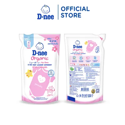 Nước giặt D-nee cho trẻ sơ sinh mềm dịu thơm nhẹ không hư hại quần áo - Túi 530ml - 4 Hương thơm