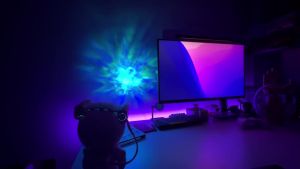 ATC Lampu Projektor Angkasawan Bintang LED  Nebula Galaxy Timer Kawalan Jauh 360°