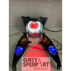 Lampu depan jupiter mx Lama old custome biled billed + sen gold smoke