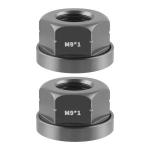 Weather Resistant Aluminum Hub Nut Universals Compatibility Fixed Gear Quickly Setups Mountain Bike Hub Accessory