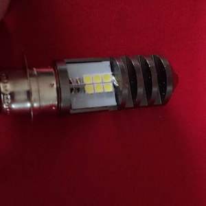 Lampu utama BRT LED RACING MODEL M2B Cree 2 sisi 12 mata new kualitas super top bolam headlamp H6 kaki 1 motor bebek matic super terang PUTIH CRYSTAL